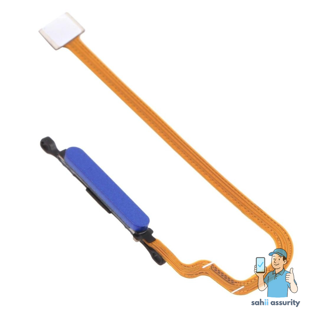 Fingerprint Sensor with Flex Cable for Xiaomi Poco M3 Blue